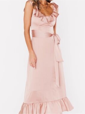 Show Me Your Mumu Alexis Satin Midi Dress